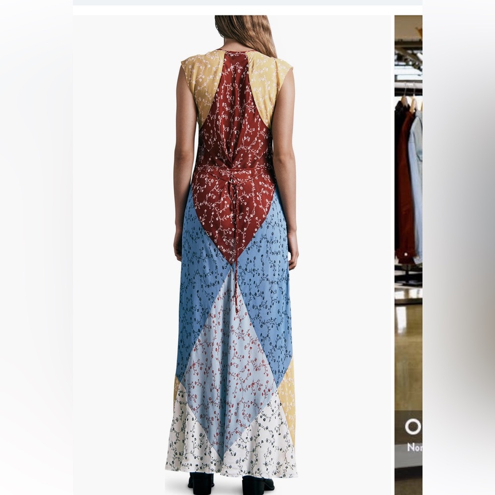 Floral patchwork maxi dress - Picture 2 of 5